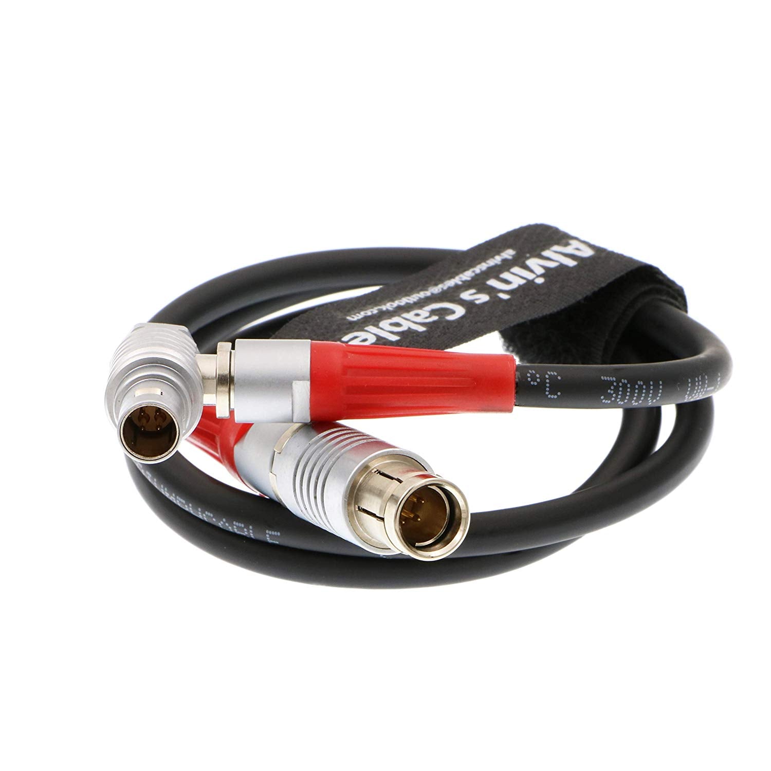 Alvin&#39;s Cables 5 pin ARRI LCS to LBUS 4 pin Reverse Right Angle Cable for Arri WCU4 Camera interfaces