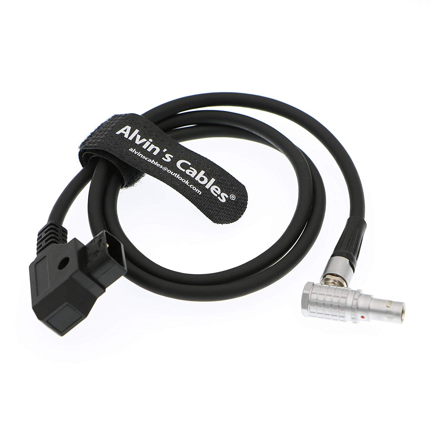 Alvin's Cables Motor Power Cable for DJI Follow Focus System Right Angle 6 Pin Male to D Tap
