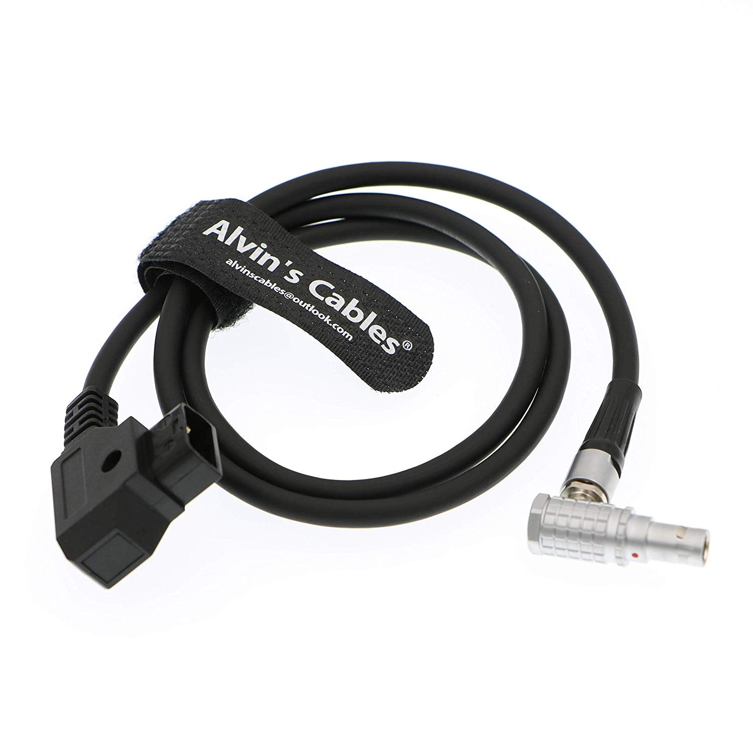 Alvin&#39;s Cables Motor Power Cable for DJI Follow Focus System Right Angle 6 Pin Male to D Tap