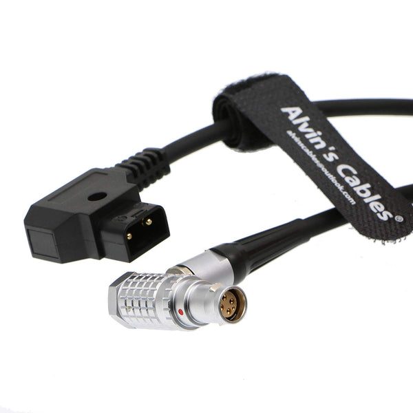 Alvin's Cables Red Epic Scarlet Flexible Thin Power Cable D Tap to Right Angle 1B 6 Pin Female