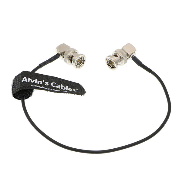 Alvin's Cables Blackmagic RG179 Koax-BNC, rechtwinklig, Stecker auf Stecker, flexibles HD-SDI-Kabel für BMCC-Videokamera