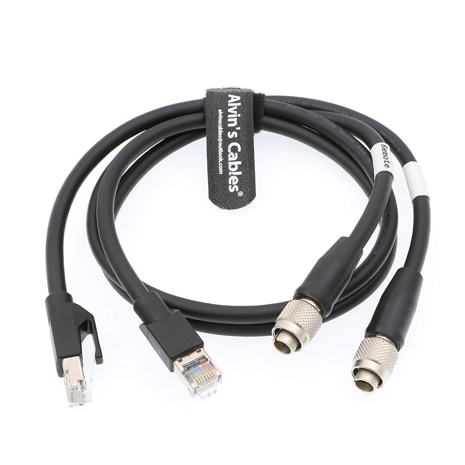 Alvin's Cables 1 Set Hirose Original 8 Pin Stecker auf RJ45 Cat6 High Flex Kabel für Sony RCP