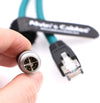 Alvin's Cables Ethernet-Kabel für Cognex in Sight 8200 8400 Serie M12 8 Position X Code auf RJ45 abgeschirmtes Kabel für Industriekamera P67 Wasserdicht