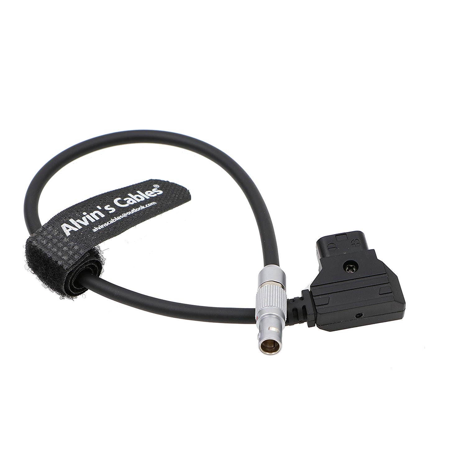 Alvin&#39;s Cables Z CAM E2 S6 F6 Blackmagic Pyxis 6K Teradek Power Cable AlvinTap Protective DTap to 2 Pin Male