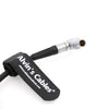 Alvin's Cables Z CAM E2 S6 F6 Power Cable 90 Degrees Right Angle 2 Pin Male to D tap Cord
