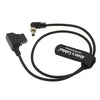 Alvin's Cables D TAP to Locking DC 5.5 2.1 Power Cable for Video Devices PIX-E7 PIX-E5 Hollyland Mars 400s7 Touchscreen Display or Atomos Monitor