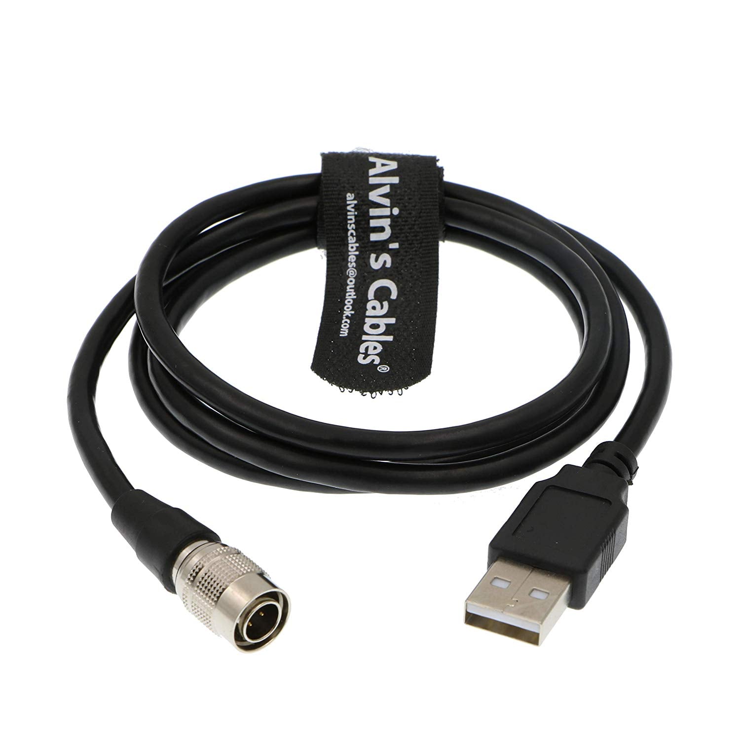 Alvin's Cables 4-poliger Hirose-Stecker auf USB-Datenkabel für Kamera-Computer-Video