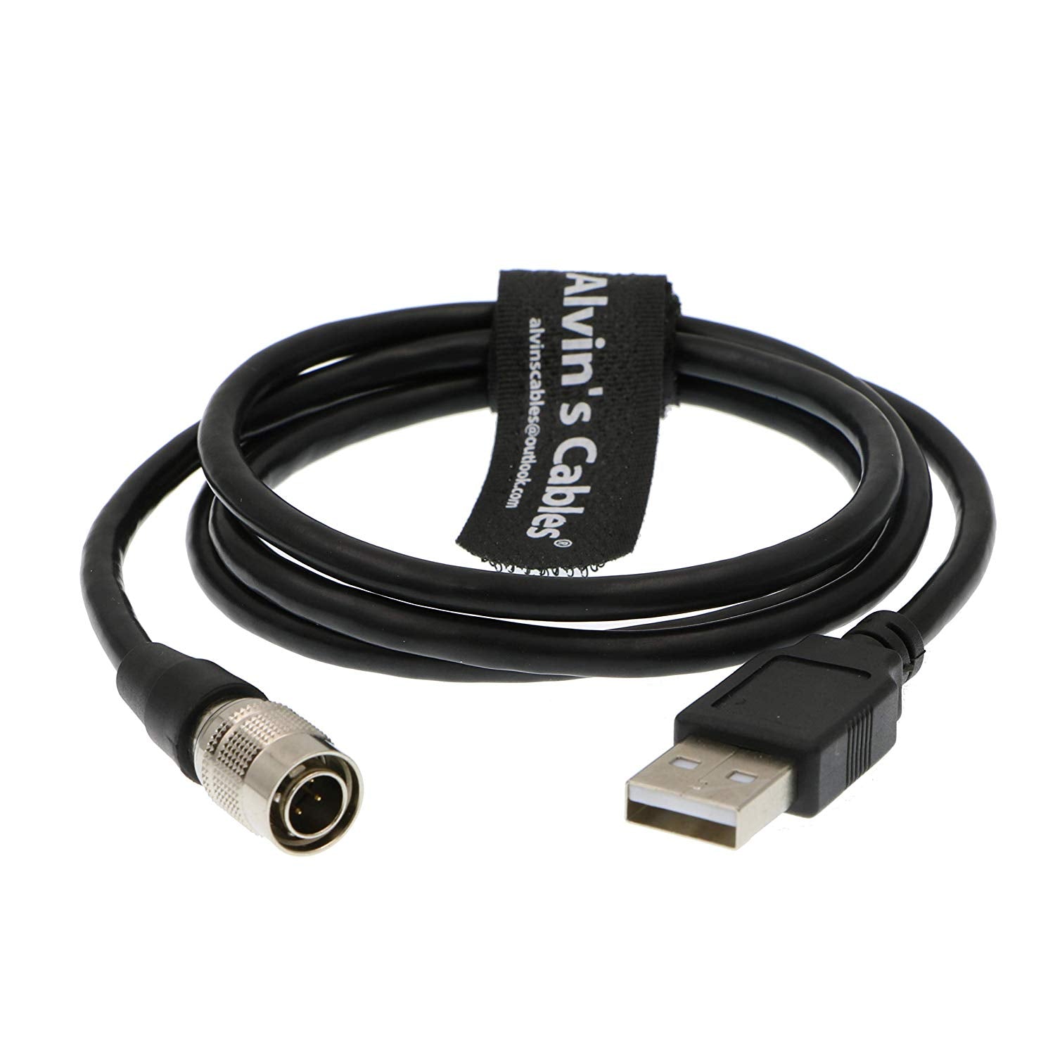 Alvin's Cables 4-poliger Hirose-Stecker auf USB-Datenkabel für Kamera-Computer-Video