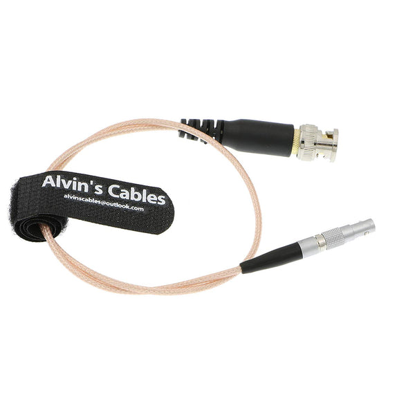 Alvin's Cables 4 Pin to BNC Male Time Code Input Adapter Cable for Red Epic Scarlet