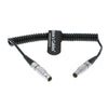 Alvin's Cables 5 Pin Male to 5pin Timecode Coiled Cable for Sound Devices ZAXCOM DENECKE XL-LL