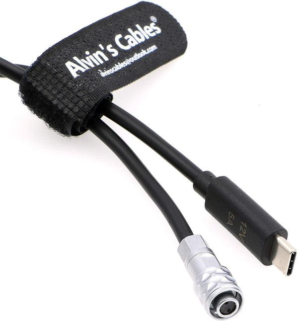 Alvin's Cables BMPCC 4K 6K Trigger Stromkabel USB C Type-C PD zu Weipu SF61B/S2 2 Pin für Blackmagic Pocket Cinema Camera