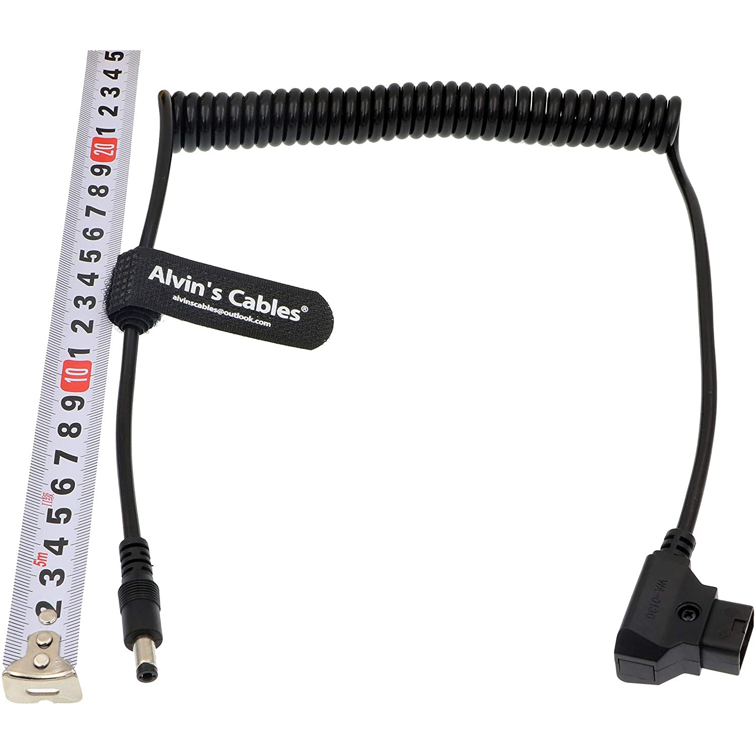 Alvin's Cables Anton Bauer Power Tap D Tap to 2.1 DC 12v Spring Cable for KiPRO LCD Monitors