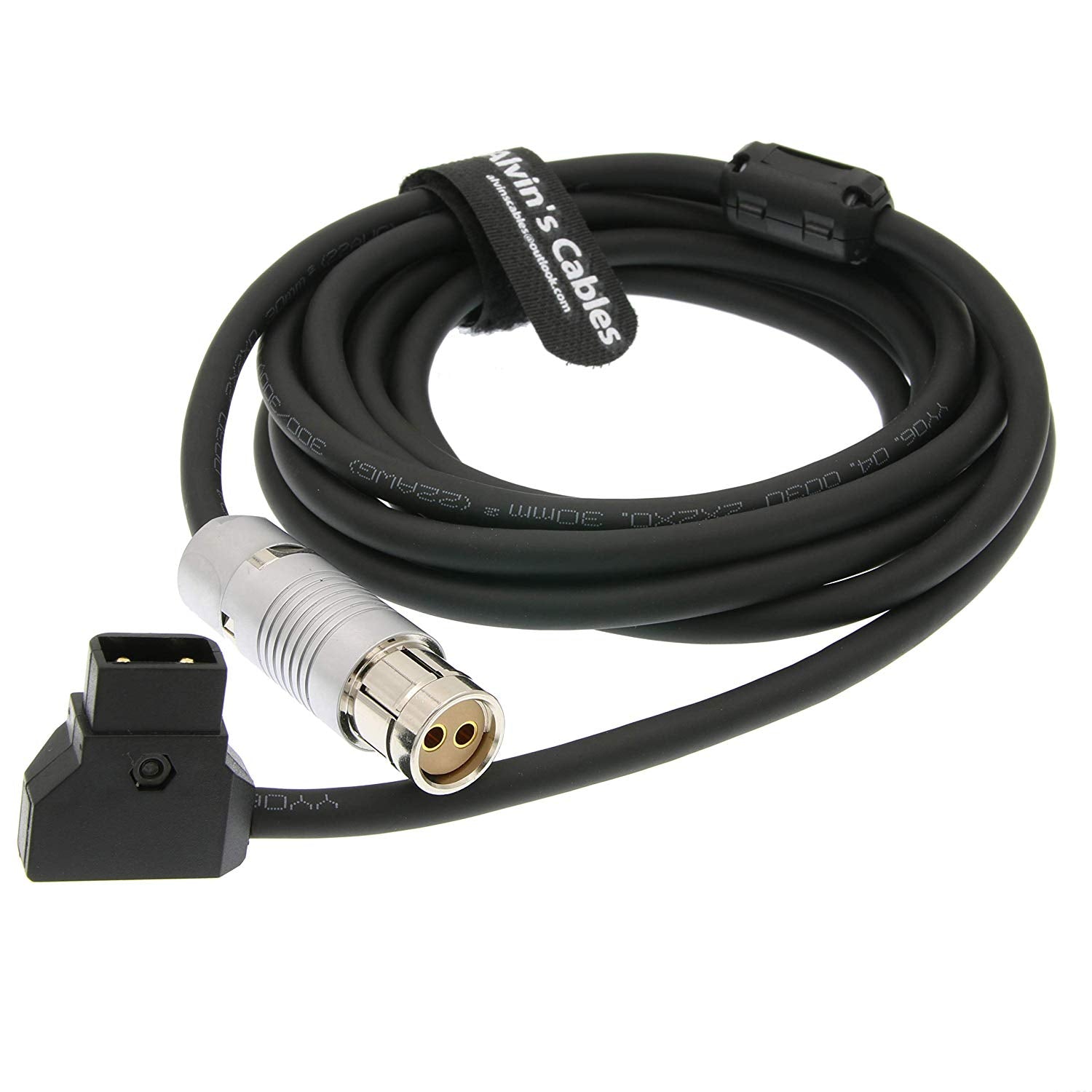 Alvin's Cables ARRI Alexa XT SXT Cameras Power Cable 2 Pin Female to D TAP B Type Plug