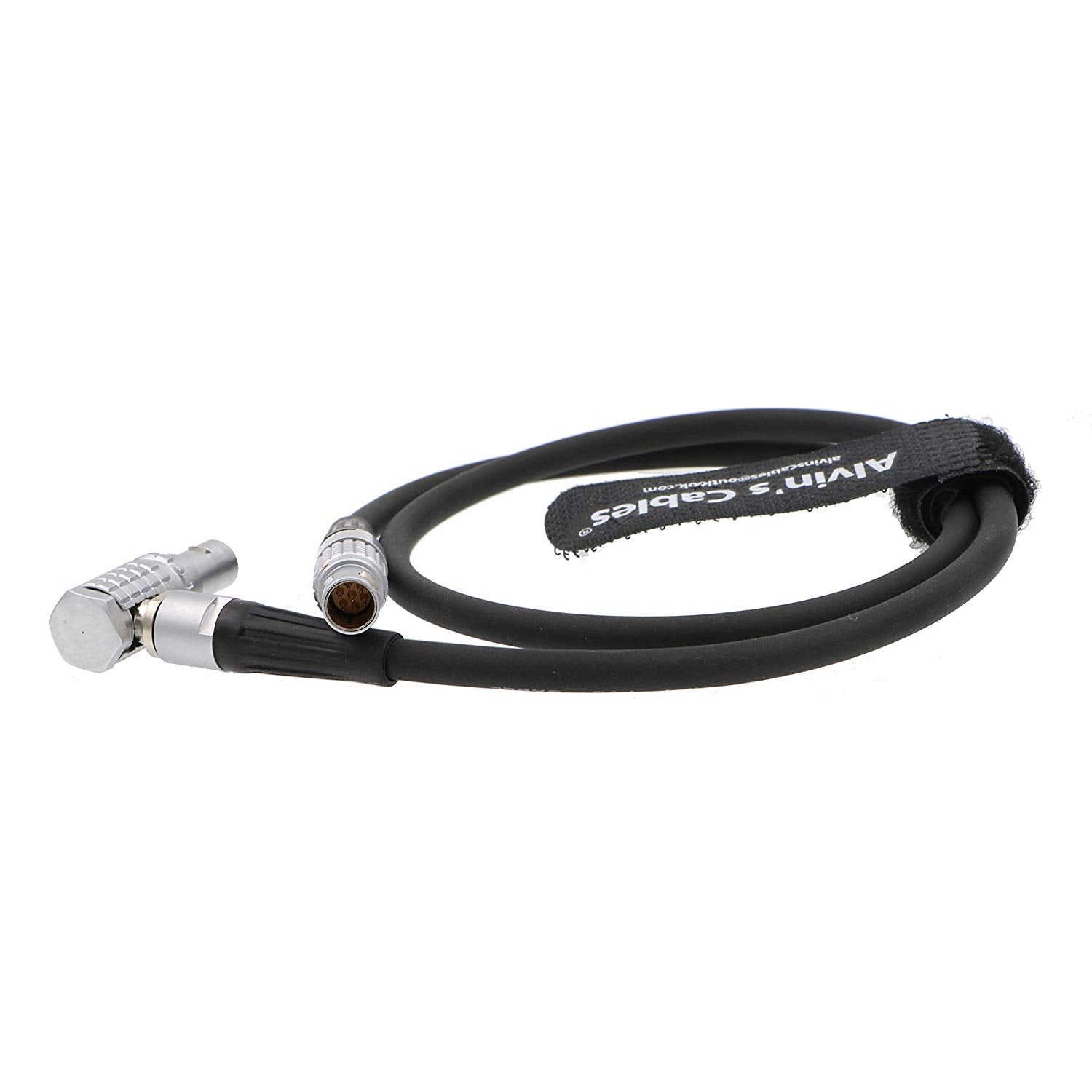 Alvin's Cables Nucleus M 7 Pin to 7 Pin Male Motor Connection Cable Right Angle to Straight 60CM