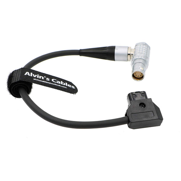 Alvin's Cables Arri Alexa Mini Camera Power Cable 2B Right Angle 8 Pin Female to D Tap