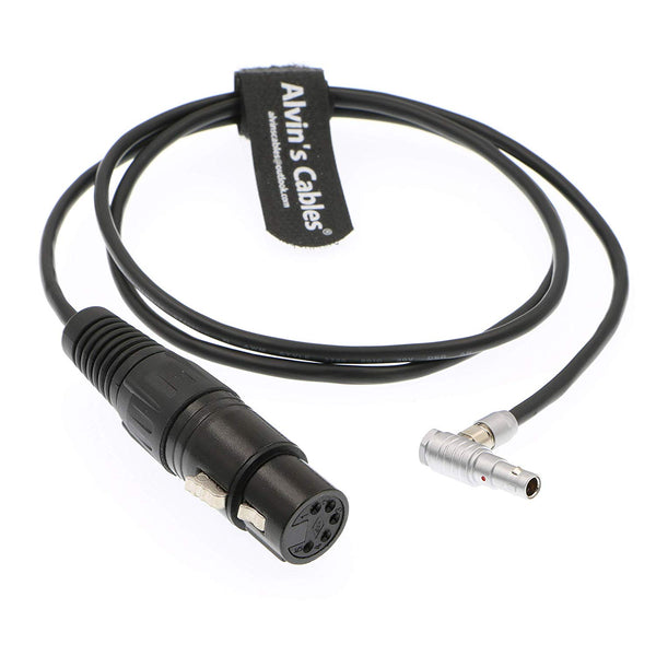Alvin's Cables Arri Alexa Mini-Audiokabel 00 5-poliger Stecker rechtwinklig zu XLR 5-poliger Buchse