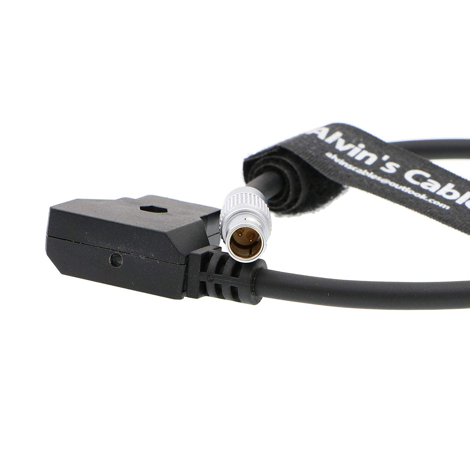 Alvin&#39;s Cables Z CAM E2 S6 F6 Blackmagic Pyxis 6K Teradek Power Cable AlvinTap Protective DTap to 2 Pin Male