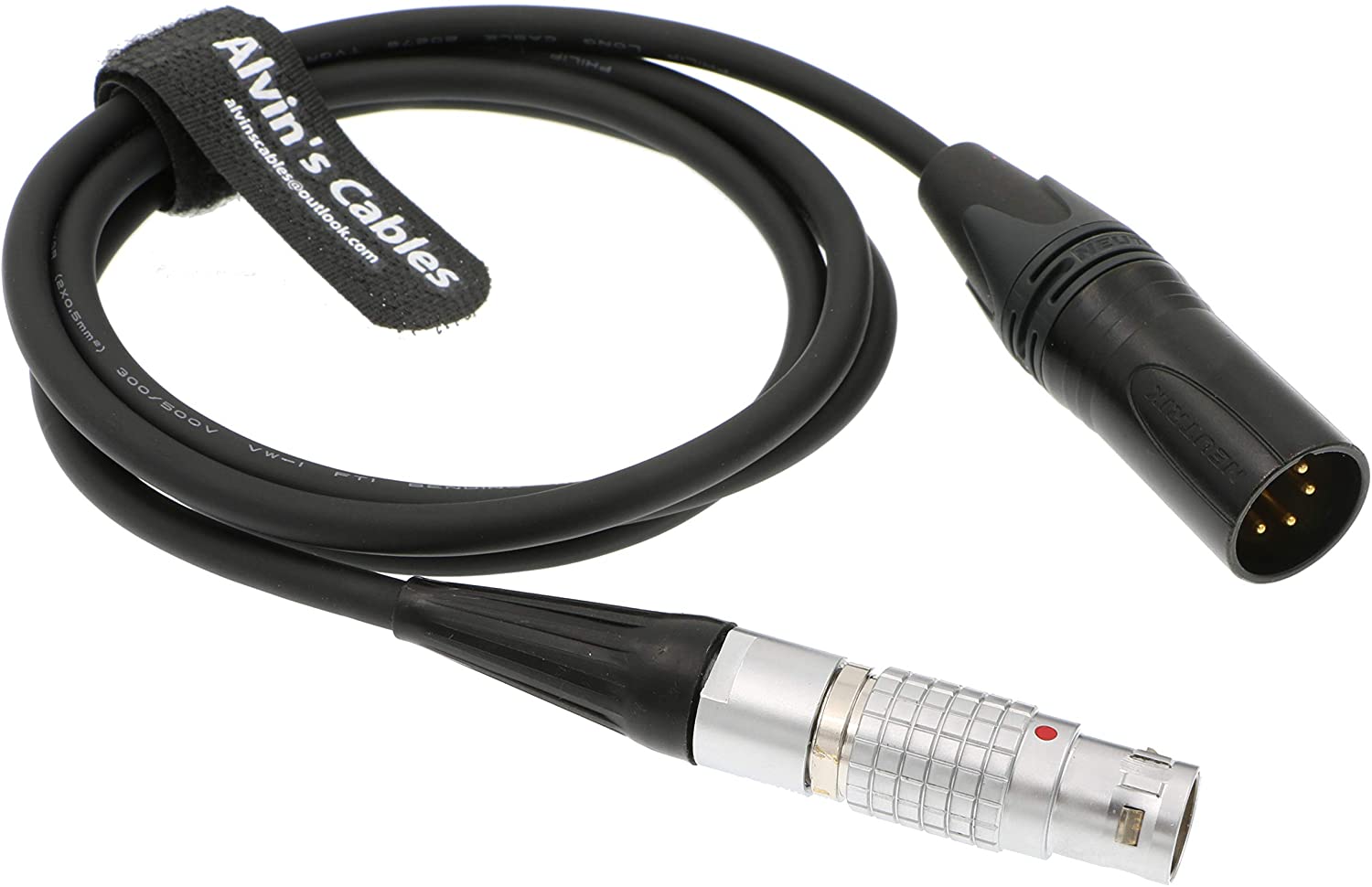 Alvin's Cables XLR 4 Pin Stecker auf 2B 8 Pin Buchse Stromkabel für Alexa Mini oder Amira
