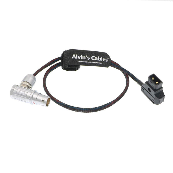 Alvin's Cables Arri Alexa Mini Camera Flexible Light Power Cable 8 Pin Right Angle to D TAP