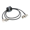 Alvin's Cables Blackmagic RG179 Coax BNC Right Angle Male to Male Flexible HD SDI Cable for BMCC Video Camera
