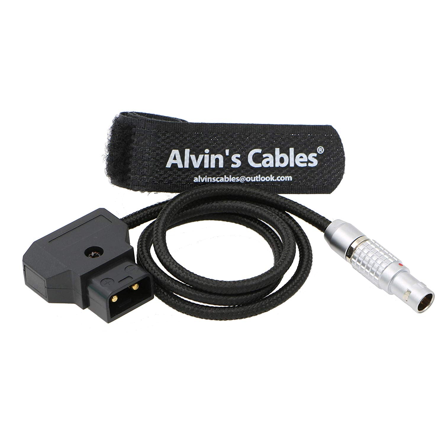 Alvin's Cables Flexible Anton D-TAP to 2 Pin Male Power Cable for Teradek ARRI RED Camera SmallHD Paralinx Preston Transvideo Offhollywood Switronix Panasonic
