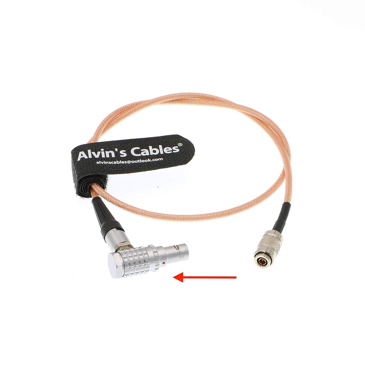 Alvin&#39;s Cables Timecode Systems DIN 1.0/2.3 to 5 Pin Timecode Input Cable for Sound Devices 633 Ultrasync One