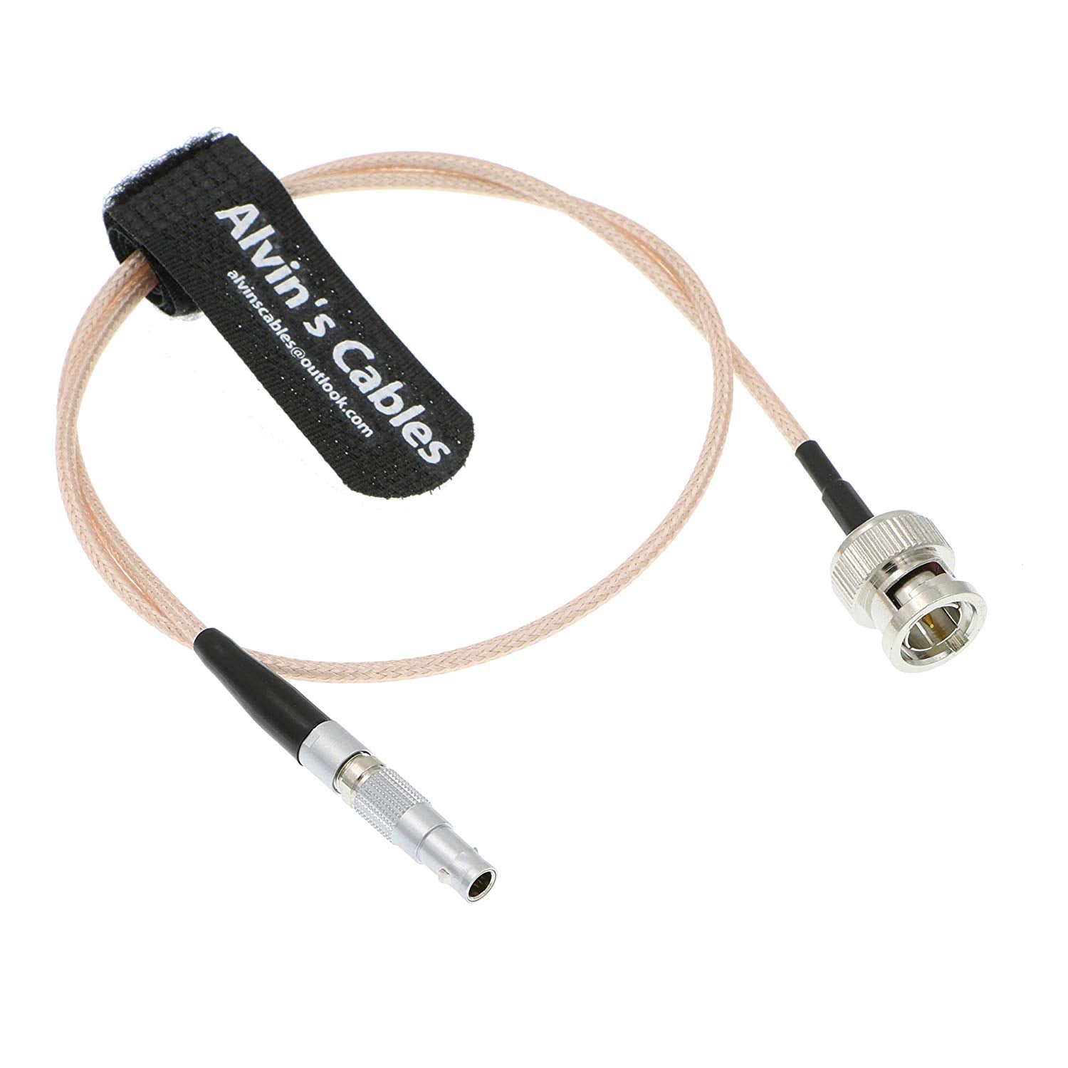 Alvin's Cables Time Code Adapter Cable for Red Epic Scarlet BNC Plug to 4 Pin Male Nor1438 Cable