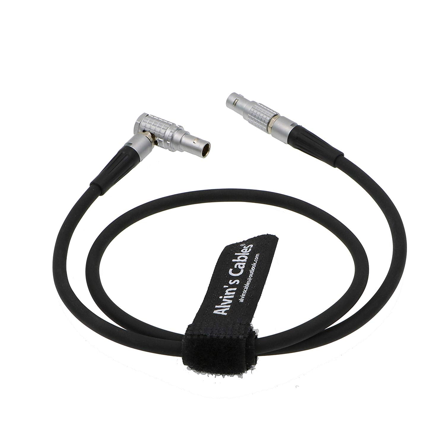 Alvin's Cables Nucleus M 7 Pin to 7 Pin Male Motor Connection Cable Right Angle to Straight 60CM