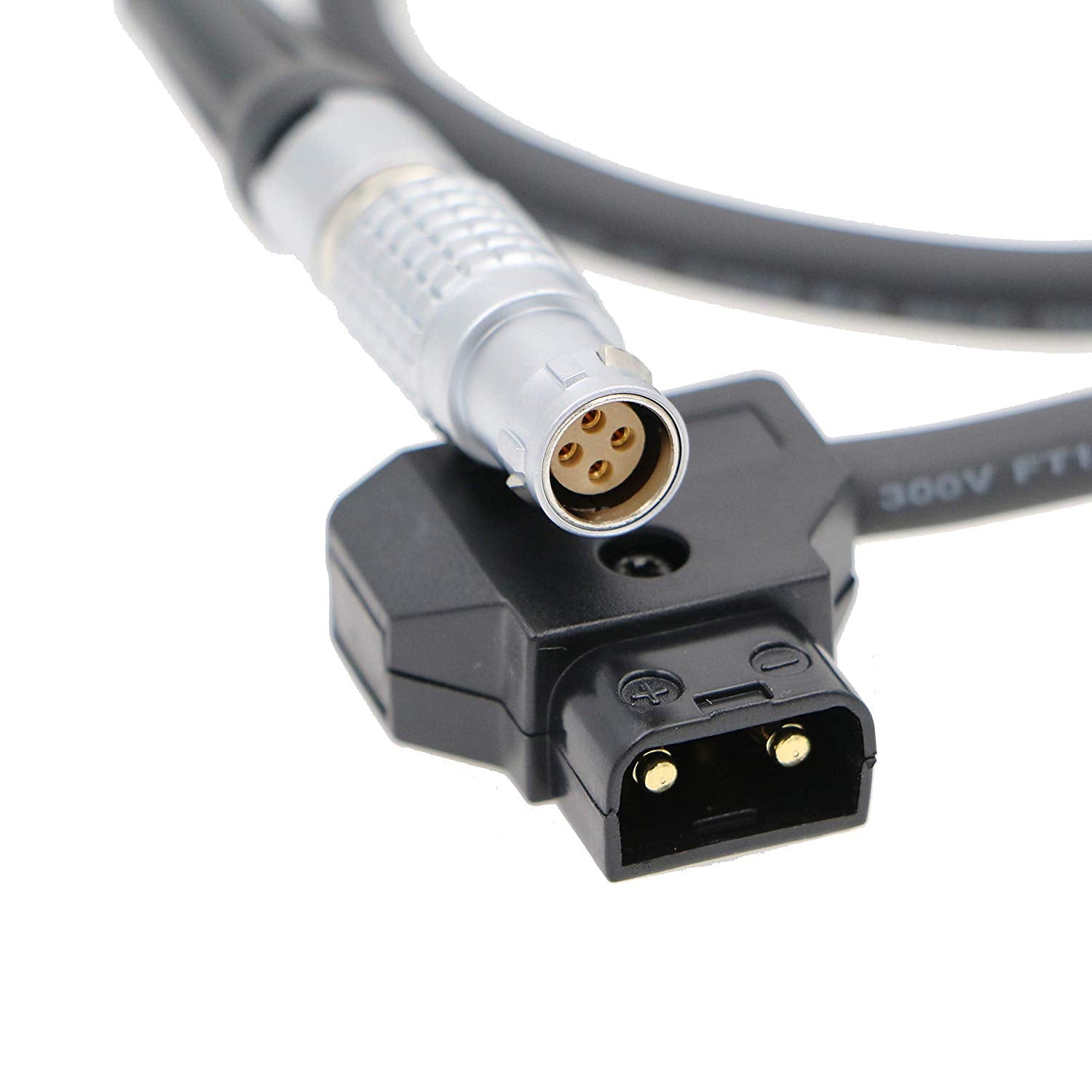 Alvin's Cables 4 Pin FGK Female to D Tap Power Cable for Canon Mark II C100 C500