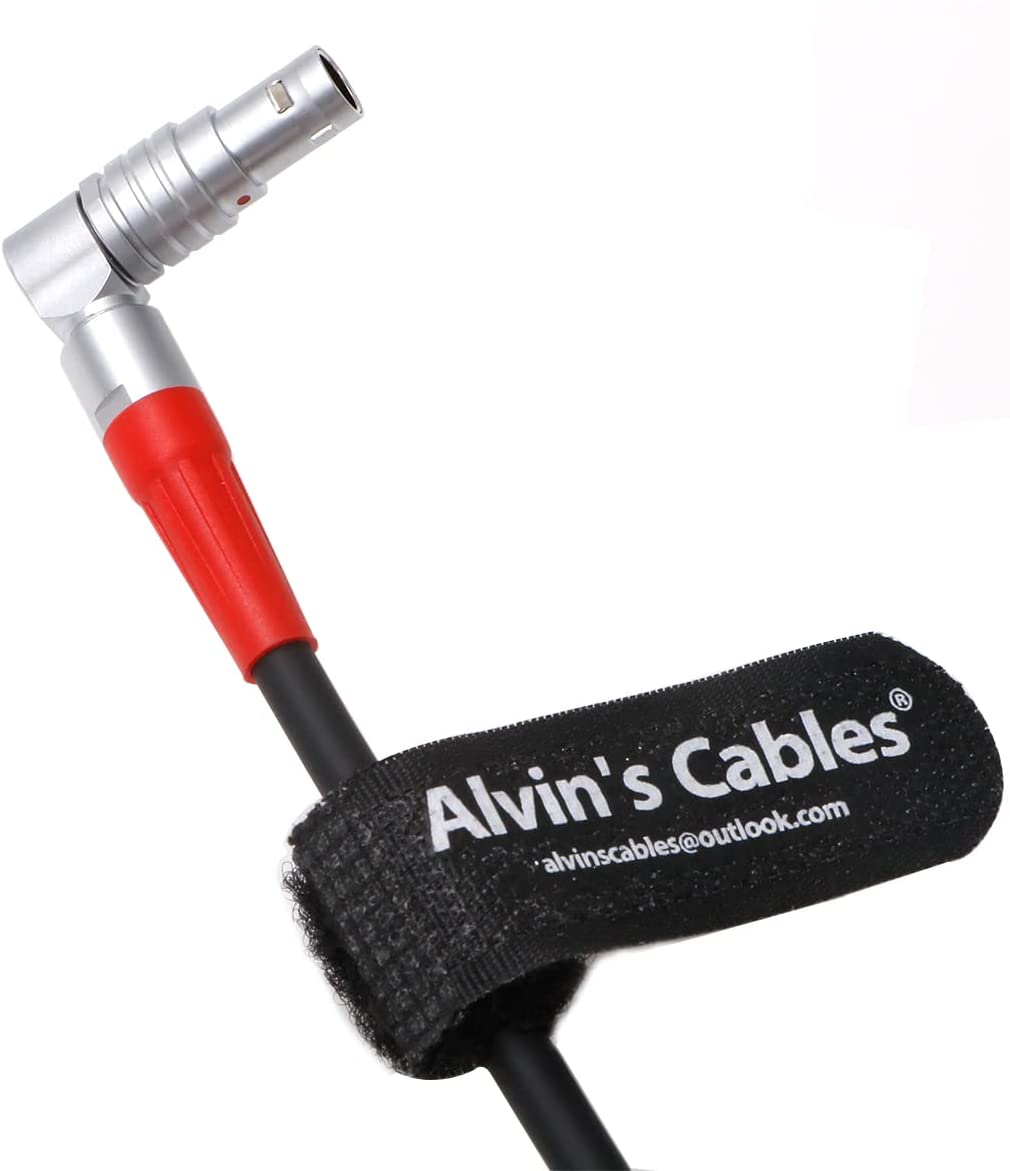 Dual-Motor-Cable for MDR Rotatable 4-Pin-Male to Dual 4pin Male Right-Angle Cable for Arri LBUS FIZ MDR Wireless Focus Alvin&#39;s Cables