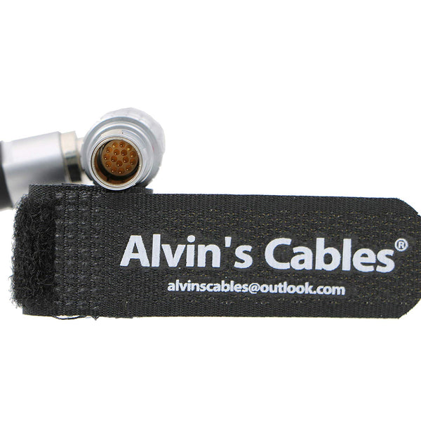 Alvin's Cables LCD EVF 16 Pin Male Cable for Red Epic Scarlet W DSMC 2 Right Angle to Right
