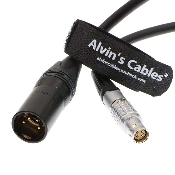 Alvin's Cables XLR 4 Pin Stecker auf 6 Pin Buchse Stromkabel für Red Epic Scarlet