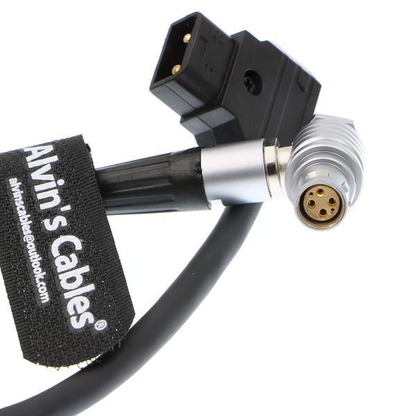 Alvin's Cables Red Epic Power Cable for New Movi Pro Ronin D Tap to Rotate 180 Degree 6 Pin Female Right Angle