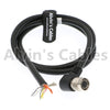 Alvin's Cables 12-polige Hirose-Buchse, rechtwinklig zum offenen Ende, abgeschirmtes Kabel für Sony Basler-Kameras