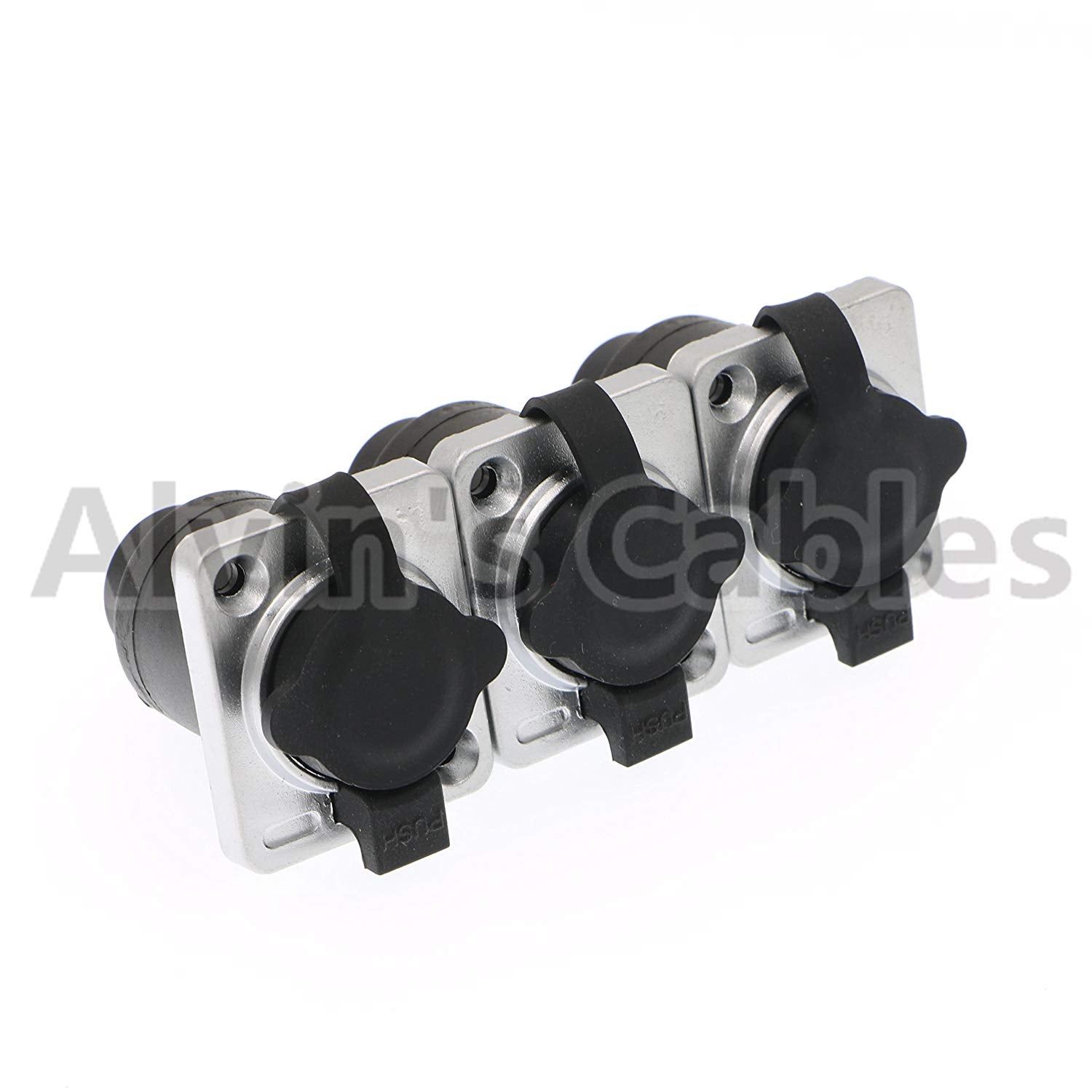 Alvin&#39;s Cables 3 Pcs RJ45 Waterproof Coupler Socket Connector IP65 Ethernet Panel Mount RJ45 Connector