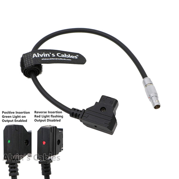 Alvin's Cables Z CAM E2 S6 F6 Power Cable AlvinTap Protective DTap to 2 Pin Male