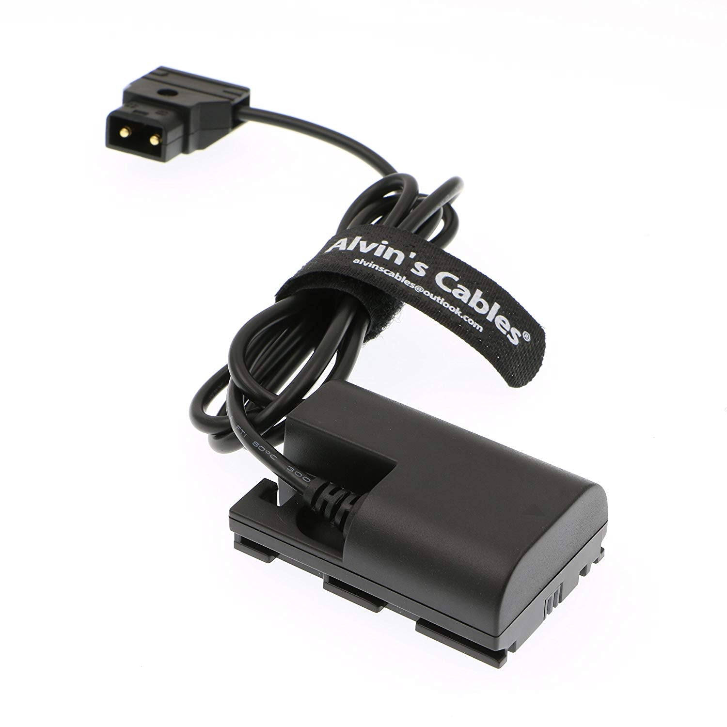 Alvin's Cables New DR E6 Dummy Battery to D Tap Cable for SmallHD 501 502 702 Monitor Canon 70D