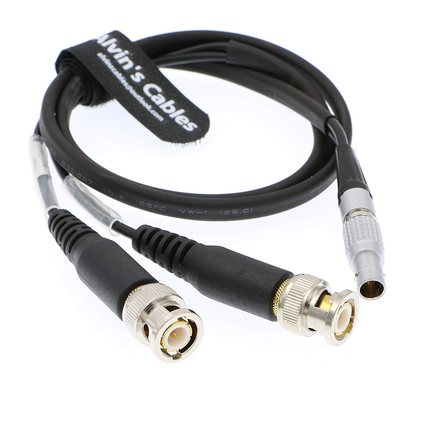 Alvin&#39;s Cables TIME Code Input Output Cable for Sound Devices XL LB2 5 Pin Male to BNC