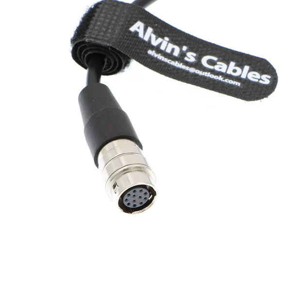 Alvin's Cables 12 Pin Hirose to DC 12v Female Cable for GH4 Power B4 2/3" Fujinon Nikon Canon Lens