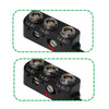 1 to 3 Mini Power Splitter Box Cable RS 3-Pin Male to 3 Ports 3-Pin RS Female Box for ARRI Camera Alvin's Cables |30CM