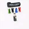 TA3F 3-polige Mini-XLR-Buchse, Original-Steckverbinder, flaches Profil, für Audio-Mikrofonkabel, Alvin-Kabel, rot