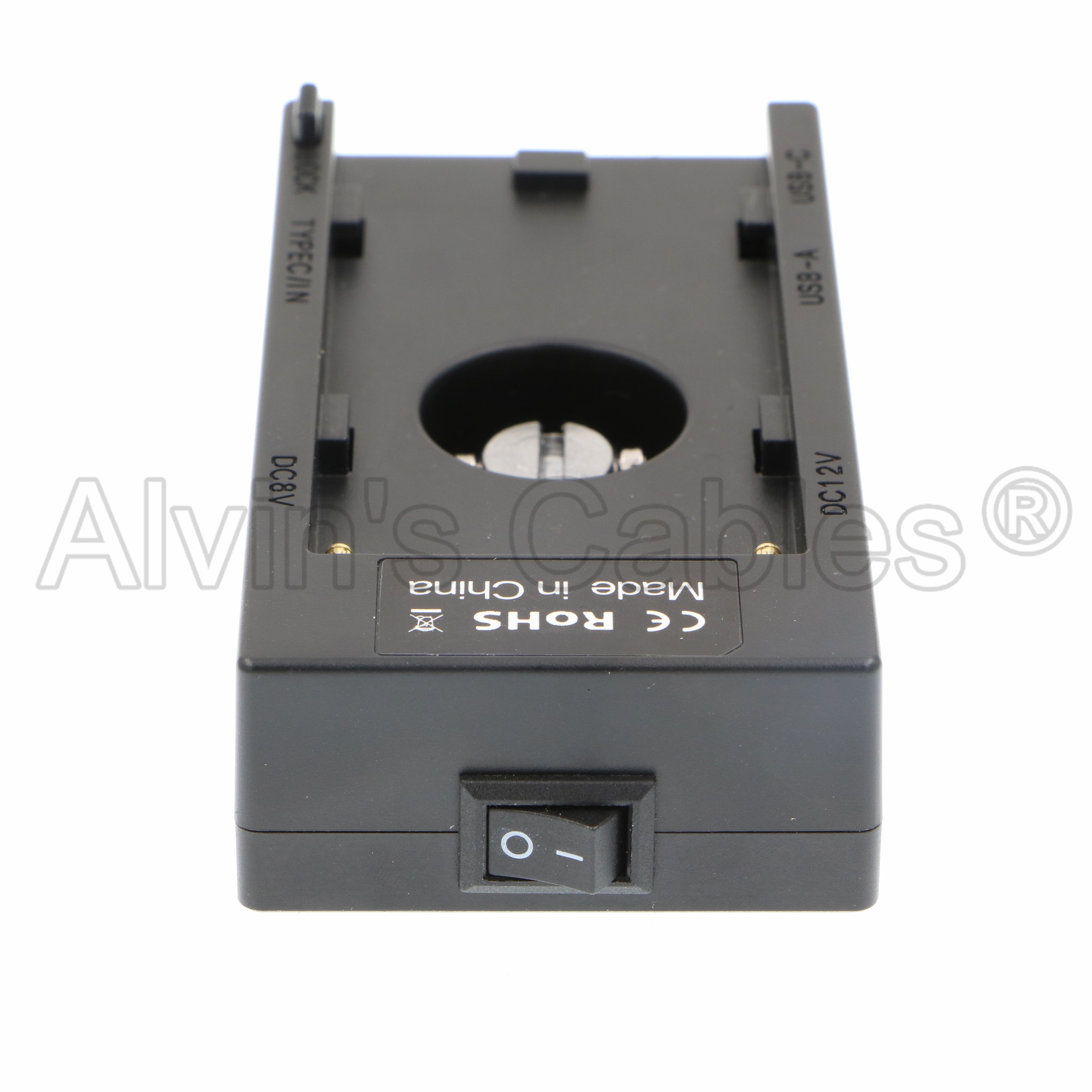 Alvin's Cables F970 Multi Use Power Supply Adapter System mit DC 12V oder 8V / 2A Ausgang USB-C 9V Schnellladung Typ-C 5V Stromeingang Kompatibel mit Sony NP-F Series Akkus F550 F770 F970 Unterstützt die Verwendung während des Ladevorgangs