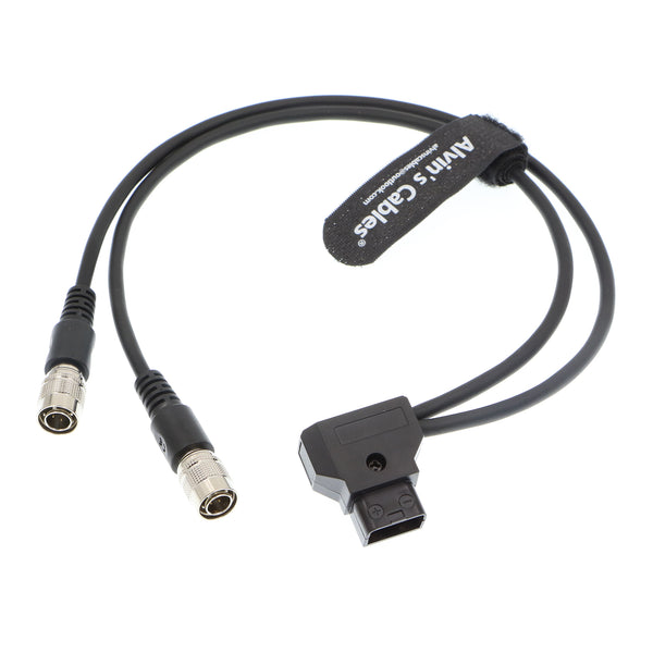 Alvin's Cables Stromkabel für Sound Device 302 Mixer & 744T Recorder Dual Hirose 4 Pin Stecker auf D-Tap