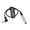 Alvin's Cables Stromkabel für Feelworld FW279 FW279S Monitor von 3-poligem Steadicam MK-V V2 12 V 2,1 mm DC rechtwinklig zu 1B 3-poligem Steckerkabel