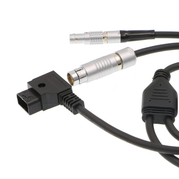 Alvin’s Cables Power Y Cable for Phantom 4k VEO 990 SmallHD D-tap to Fischer 12 Pin Female & 2 Pin Male