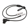Alvin's Cables Y-Stromkabel für Phantom 4k VEO 990 SmallHD D-Tap auf Fischer 12-polige Buchse und 2-poliger Stecker