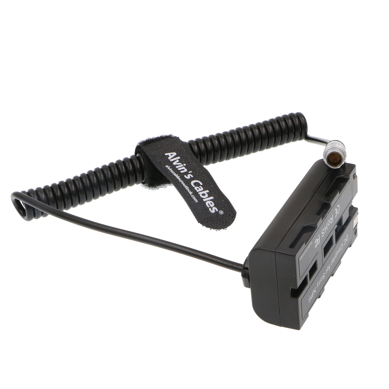 Alvin’s Cables Z CAM E2 Flagship 2 Pin to NP F970 Dummy Battery Power Cable for Atomos Ninja V Shinobi Monitor 2 Pin Male to NP F550 F570 Dummy Battery Coiled Cord for Z CAM E2 S6 F6 F8