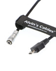 Alvin’s Cables Portkeys Keygrip Handle Control Cable for Tilta Nucleus Nano 5 Pin Female to Micro USB Control Braided Wire