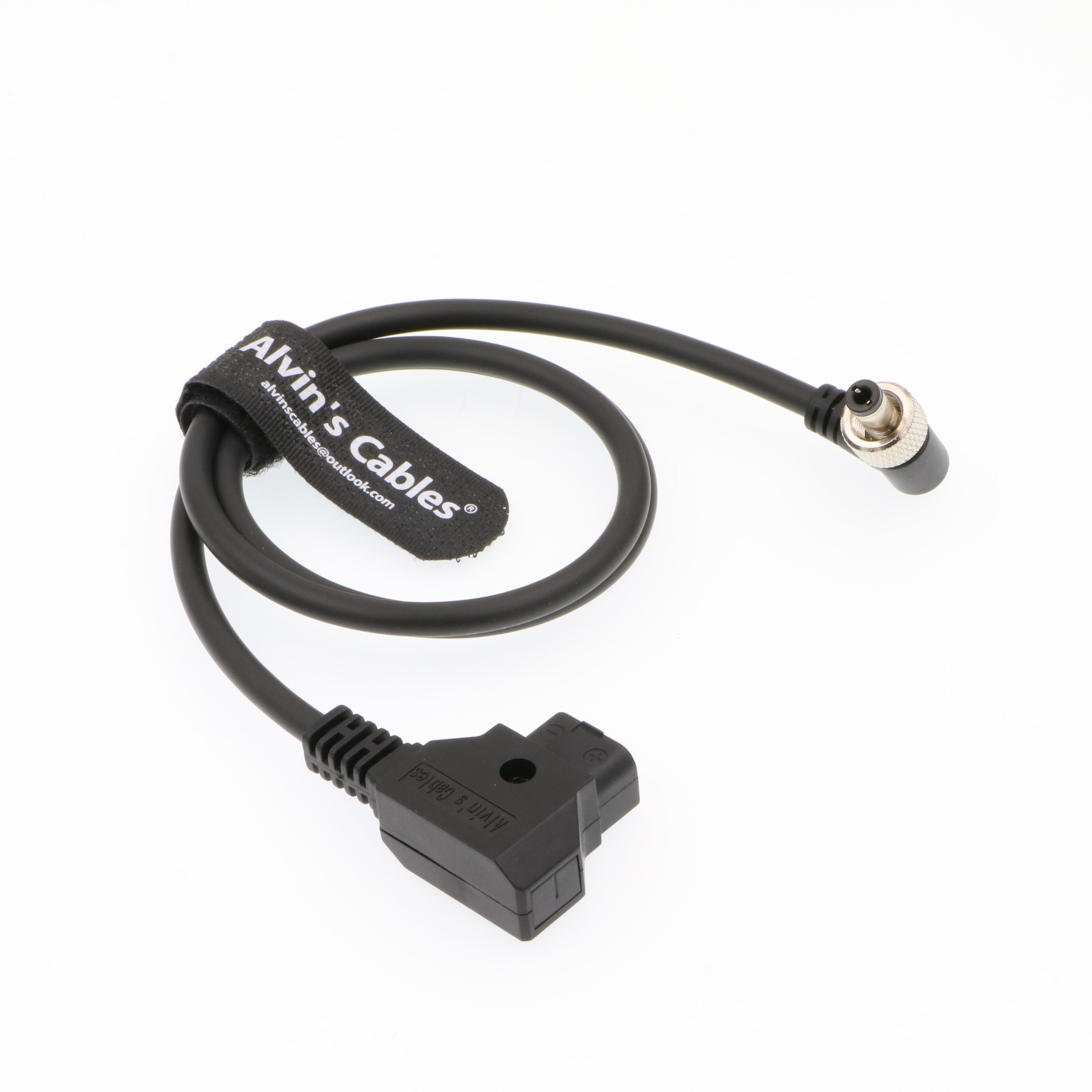Alvin's Cables Atomos Monitor Stromkabel rechtwinkliger Locking DC 5.5 2.1 für Touchscreen-Display-Videogeräte PIX-E7 PIX-E5 Hollyland Mars 400s
