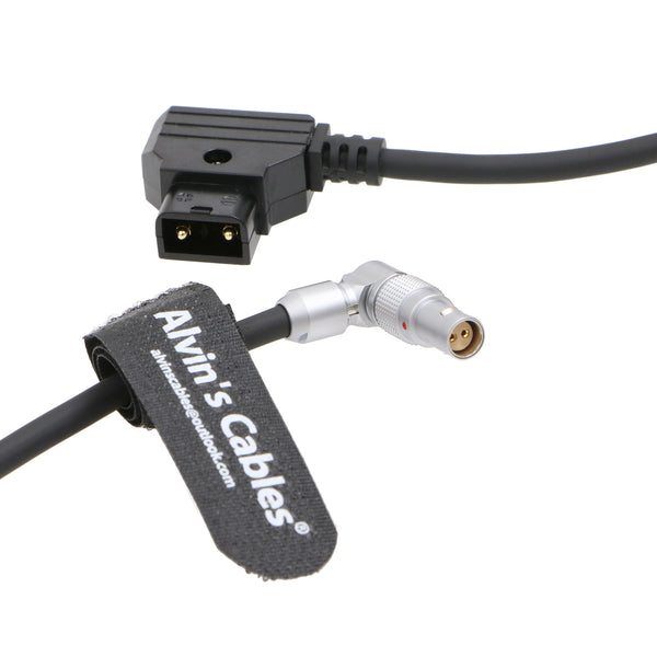 Alvin’s Cables Power Cable for RED Komodo Camera Rotatable Right Angle 2 Pin Female to D-tap L Type Cord